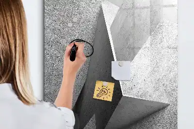 Tablă cu marker cu imprimeu abstract geometric