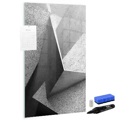Tablă cu marker cu imprimeu abstract geometric