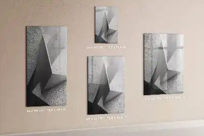 Tablă cu marker cu imprimeu abstract geometric