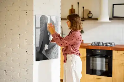 Tablă cu marker cu imprimeu abstract geometric
