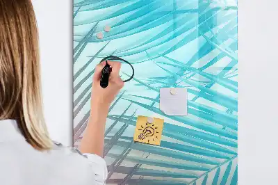 Tablă cu marker model frunze de palmier