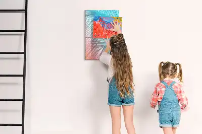 Tablă cu marker model frunze de palmier