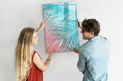 Tablă cu marker model frunze de palmier