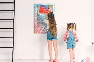 Tablă cu marker model frunze de palmier