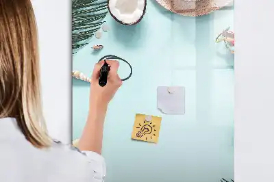 Tablă magnetică de scris model Compoziție de vară