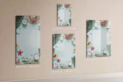 Tablă magnetică de scris model Compoziție de vară