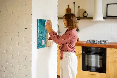 Tablă cu marker cu imprimeu plajă marină