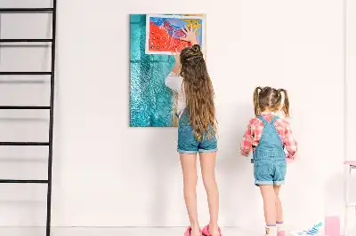 Tablă cu marker cu imprimeu plajă marină