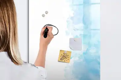 Tablă cu marker cu model pete de acuarelă