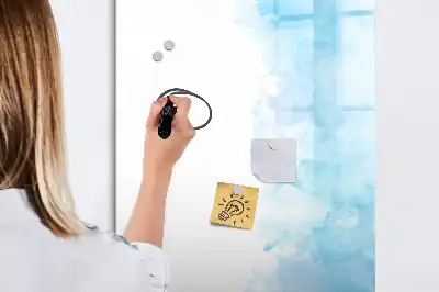 Tablă cu marker cu model pete de acuarelă