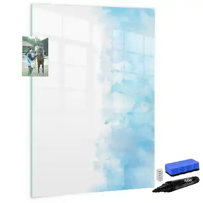 Tablă cu marker cu model pete de acuarelă
