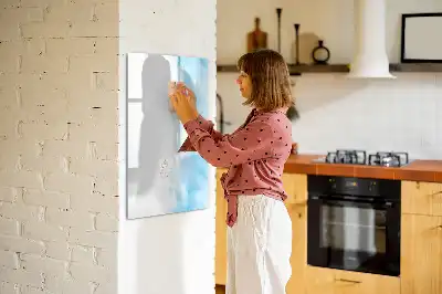 Tablă cu marker cu model pete de acuarelă