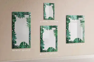 Tablă cu marker cu ramă din monstera