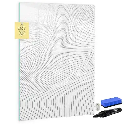 Tablă cu marker linii gri