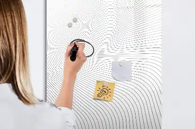 Tablă cu marker linii gri