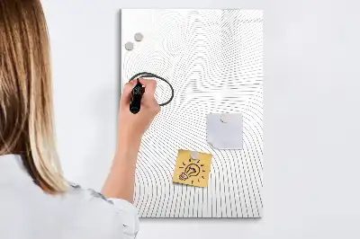 Tablă cu marker linii gri