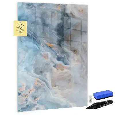 Tablă cu marker cu model de marmură