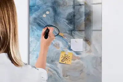Tablă cu marker cu model de marmură