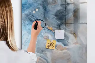 Tablă cu marker cu model de marmură