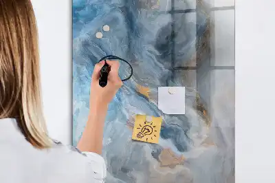 Tablă cu marker cu model de marmură