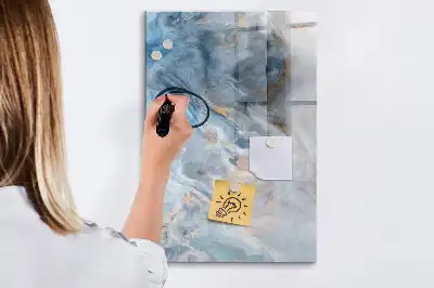 Tablă cu marker cu model de marmură