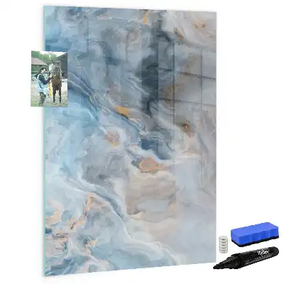 Tablă cu marker cu model de marmură
