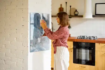 Tablă cu marker cu model de marmură