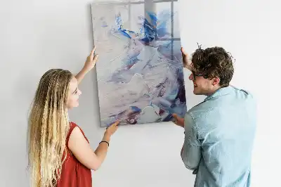 Tablă magnetică de scris model cu abstracție picturală