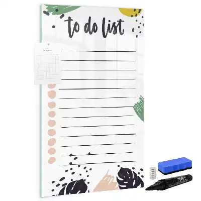 Tablă cu marker pentru lista de sarcini