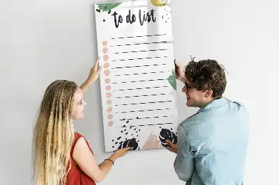 Tablă cu marker pentru lista de sarcini