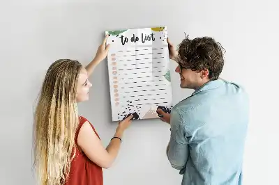 Tablă cu marker pentru lista de sarcini