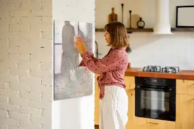 Tablă cu marker cu model pete de vopsea