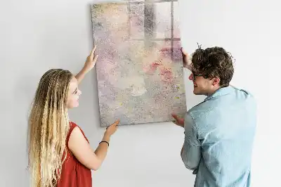 Tablă cu marker cu model pete de vopsea