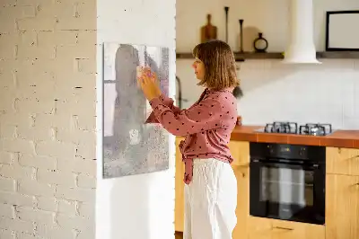 Tablă cu marker cu model pete de vopsea