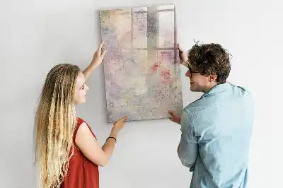 Tablă cu marker cu model pete de vopsea