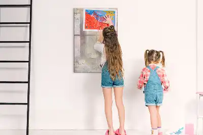 Tablă cu marker cu model pete de vopsea