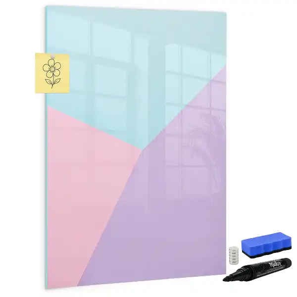Tablă cu marker model pastelat