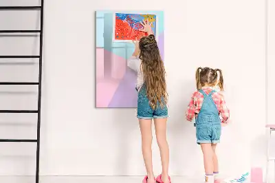 Tablă cu marker model pastelat