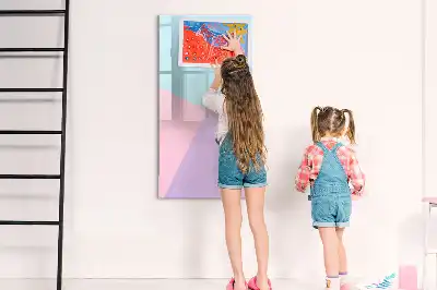Tablă cu marker model pastelat