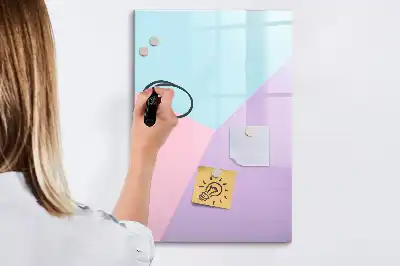 Tablă cu marker model pastelat