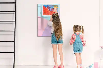 Tablă cu marker model pastelat