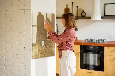Tablă cu marker material decorativ