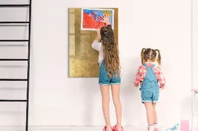 Tablă cu marker material decorativ