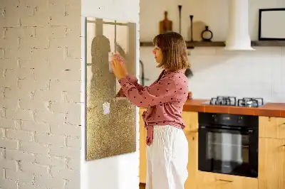 Tablă cu marker material decorativ