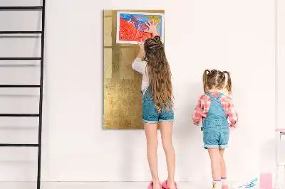 Tablă cu marker material decorativ