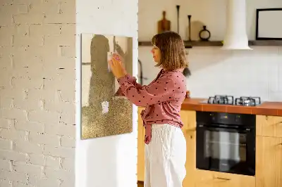 Tablă cu marker material decorativ