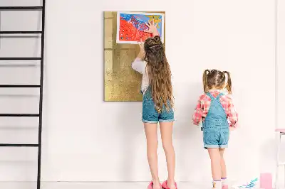 Tablă cu marker material decorativ