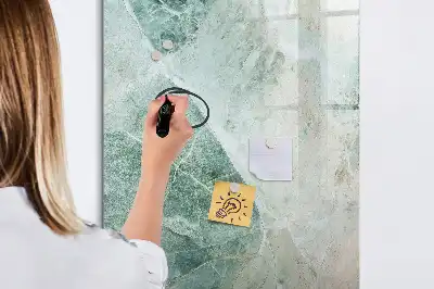 Tablă cu marker cu aspect de marmură de piatră