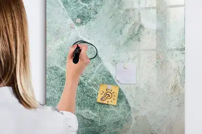 Tablă cu marker cu aspect de marmură de piatră
