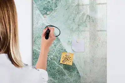 Tablă cu marker cu aspect de marmură de piatră